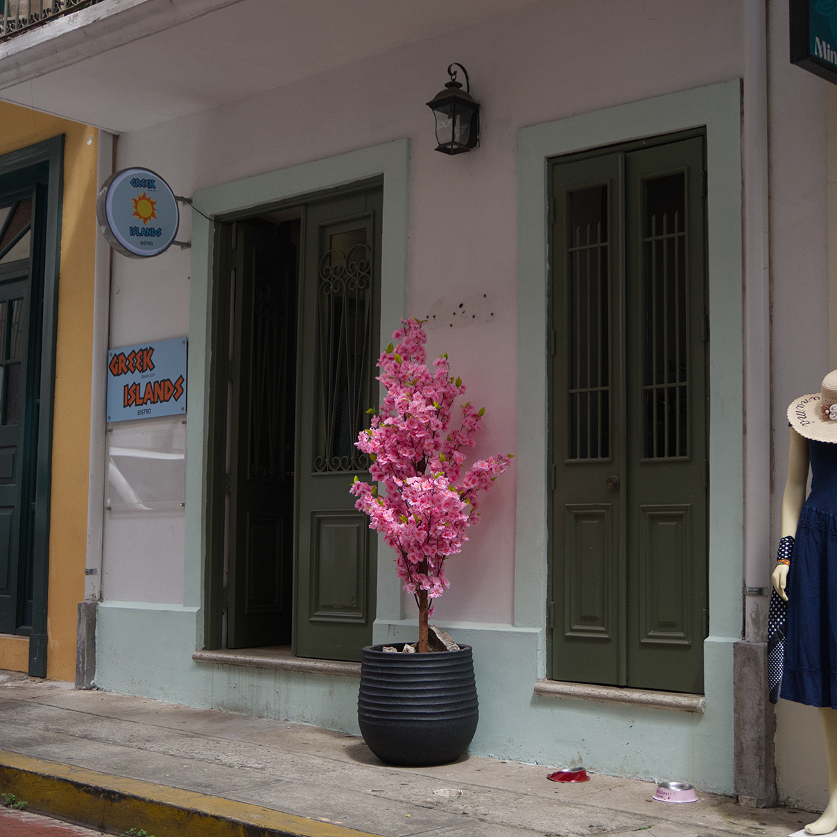 Restaurant Interior Santorini Style